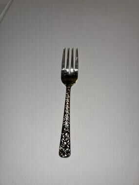 Vintage Cellini Romanesque Gold Salad Fork